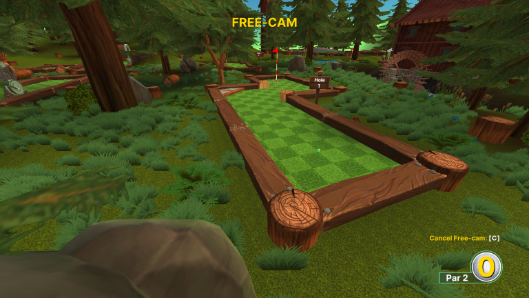 Hole 1 layout