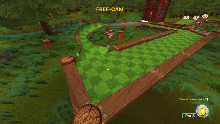 Hole 13 layout