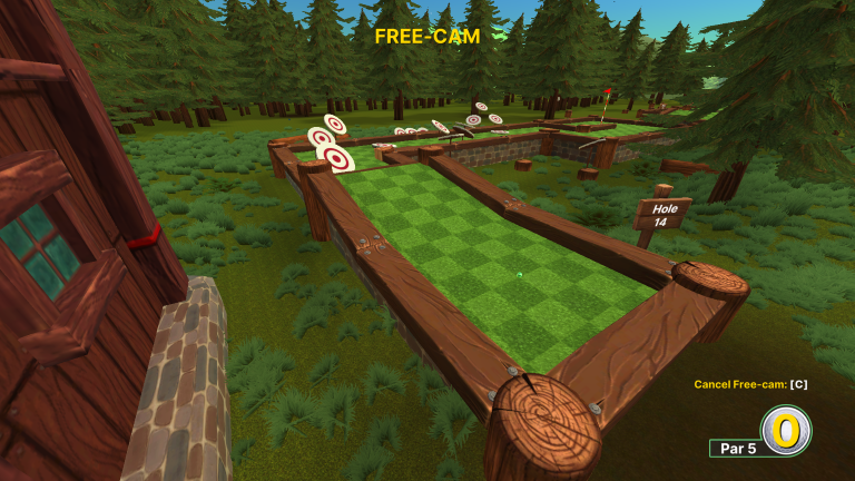 Hole 14 layout