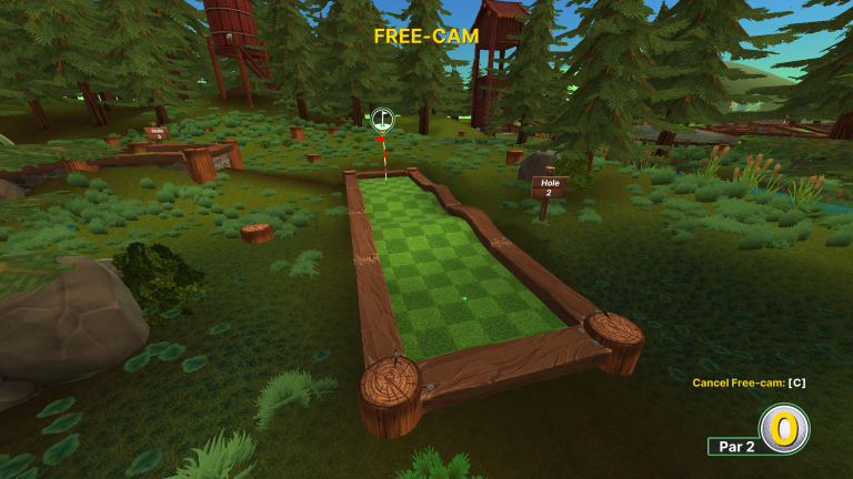 Hole 2 layout