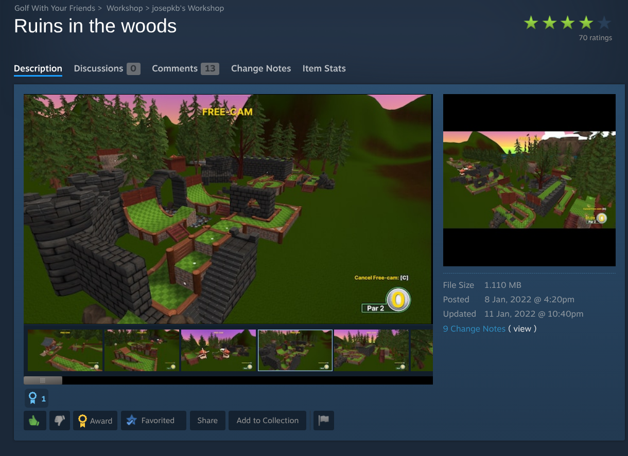 Ruins In The Woods